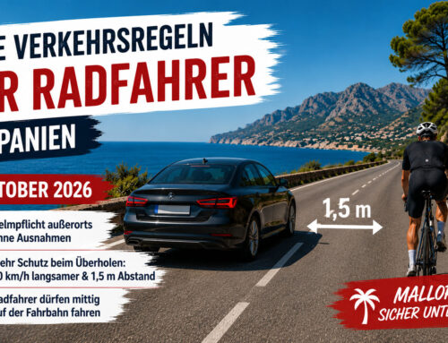 Neue Verkehrsregeln für Radfahrer in Spanien ab Oktober 2026: Das musst du auf Mallorca wissen
