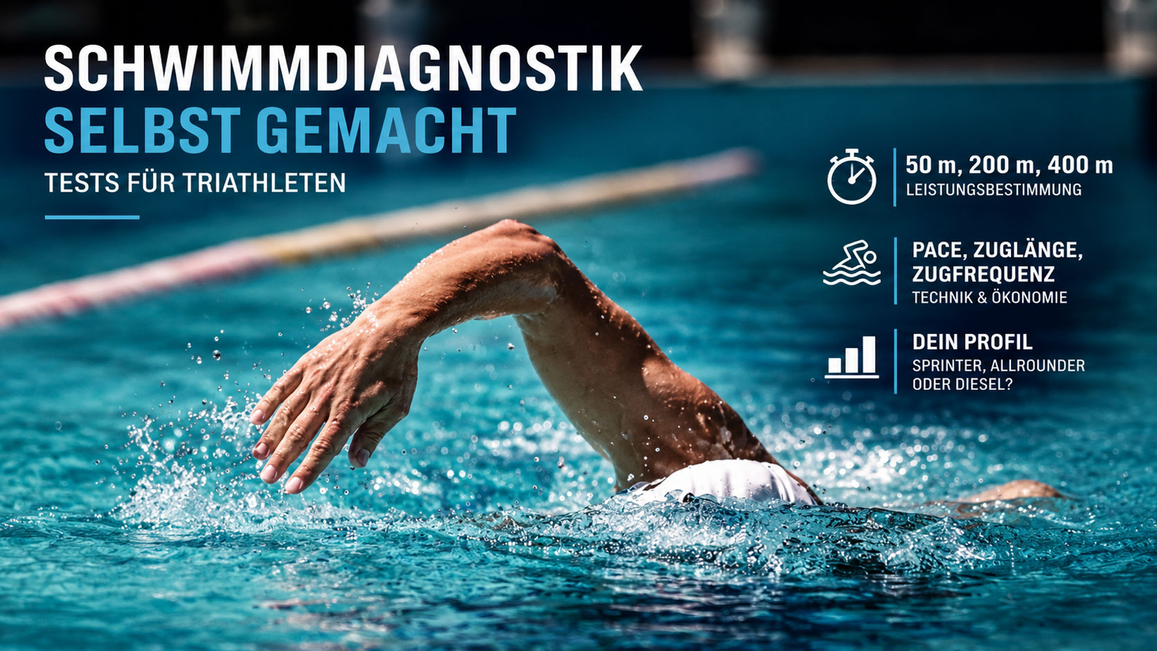Schwimmdiagnostik selbst gemacht: Tests für Triathleten